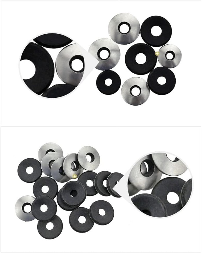 ANILHA CHAPA VULCANIZADA       EPDM-25  INOX-A2