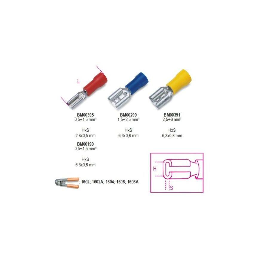 KIT 100 TERMINAIS  BM00395   1622-F