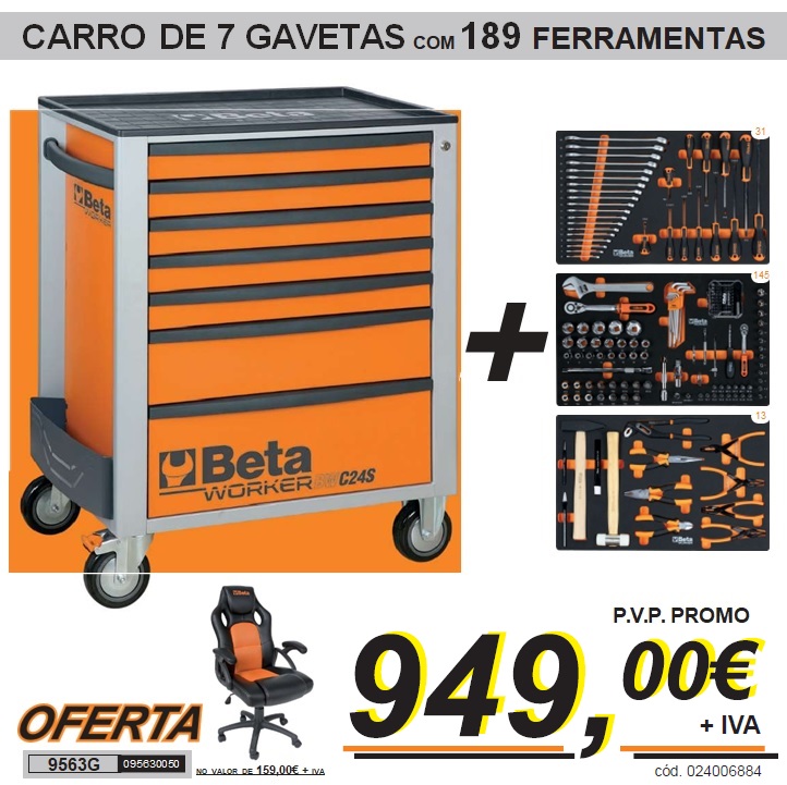 CARRO 189 FERRAMENTAS    BW 2400S O7/E-3M