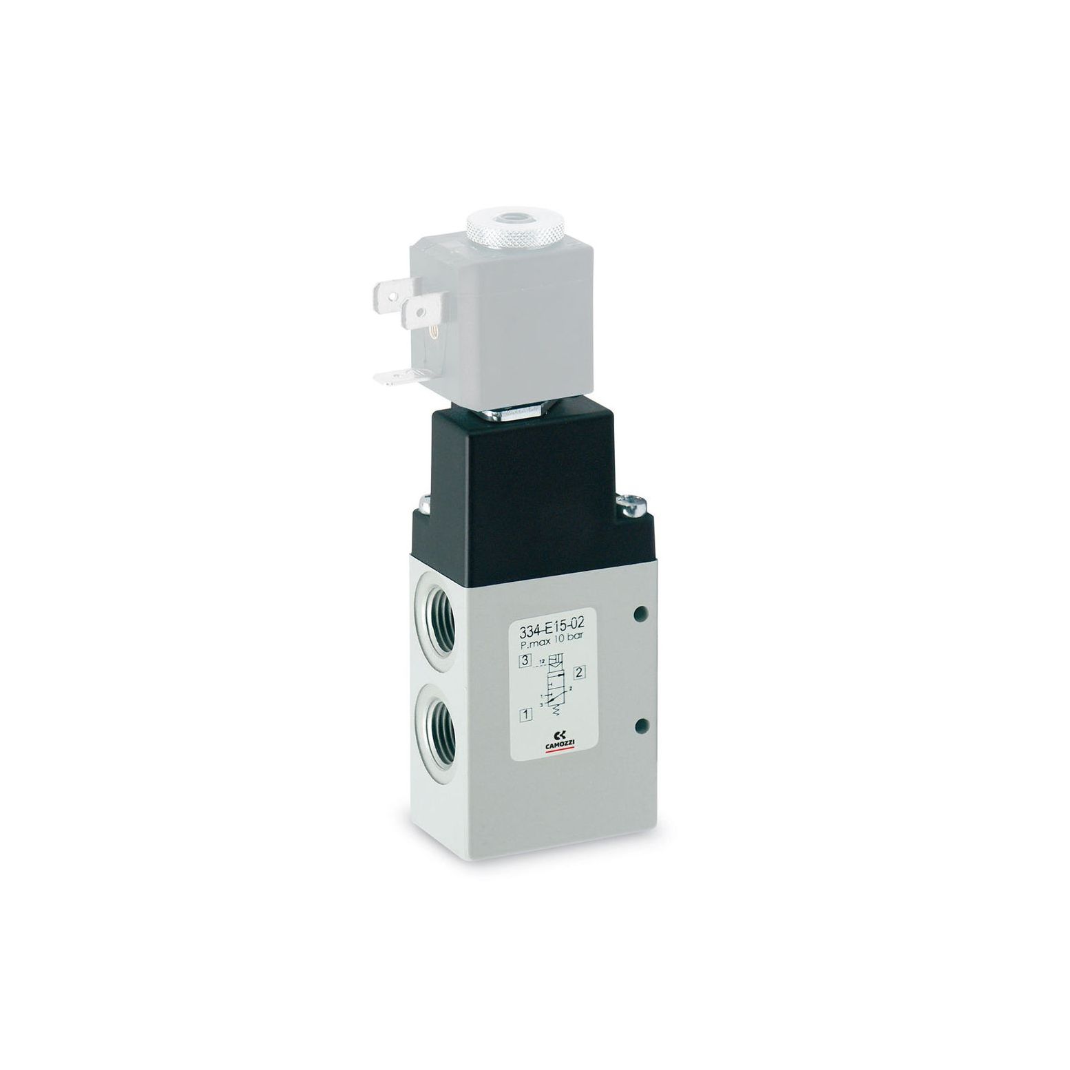 VALV. 3/2 R.1/4 MO/E S/BOB     334-015-02