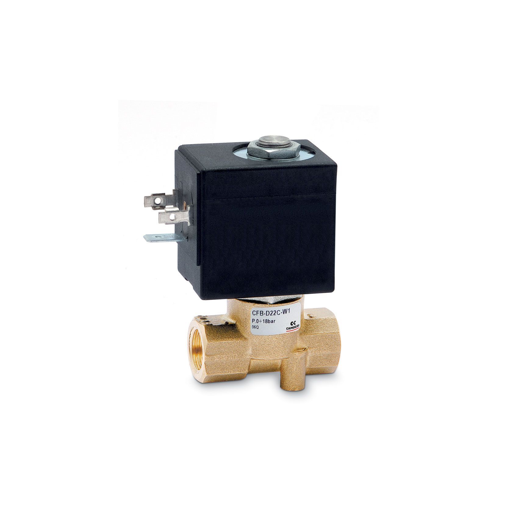 VALVULA ACC INDIRETO 2/2 N.F. 1/4  0-9BAR VITON  CFB-D22F-W1