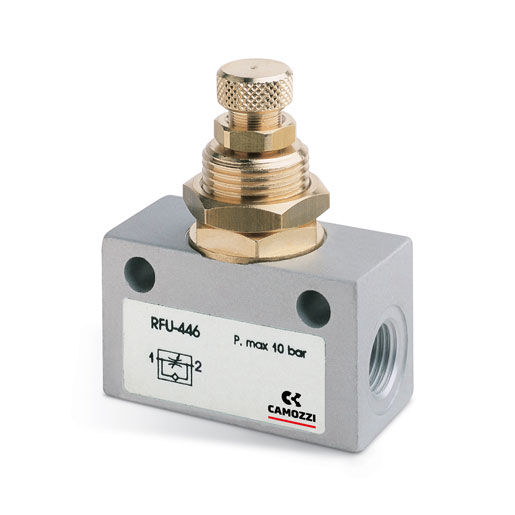 VALVULA REGULAÇÃO FLUXO UNIDIRECIONAL 1/4 - RFU446