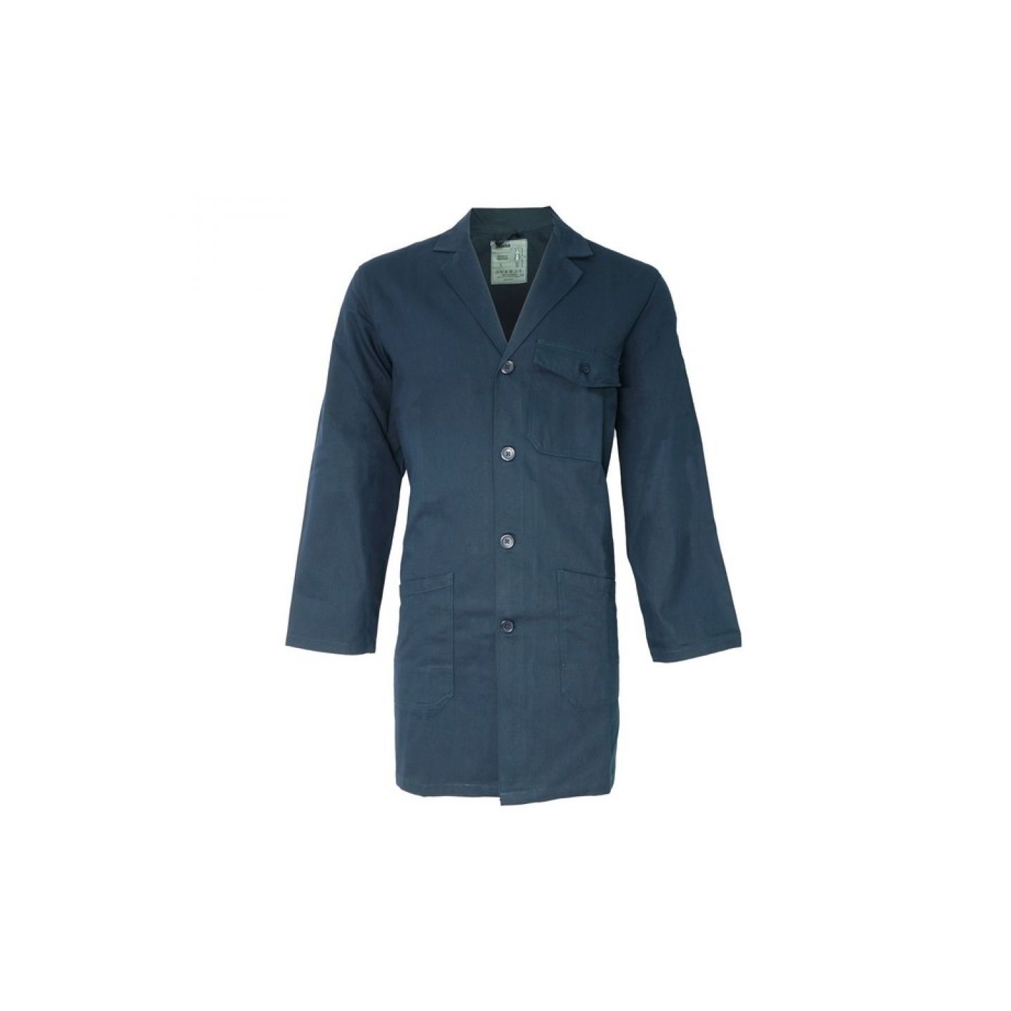 BATA TRABALHO 100% ALGODÃO CINZA       L - 0601003