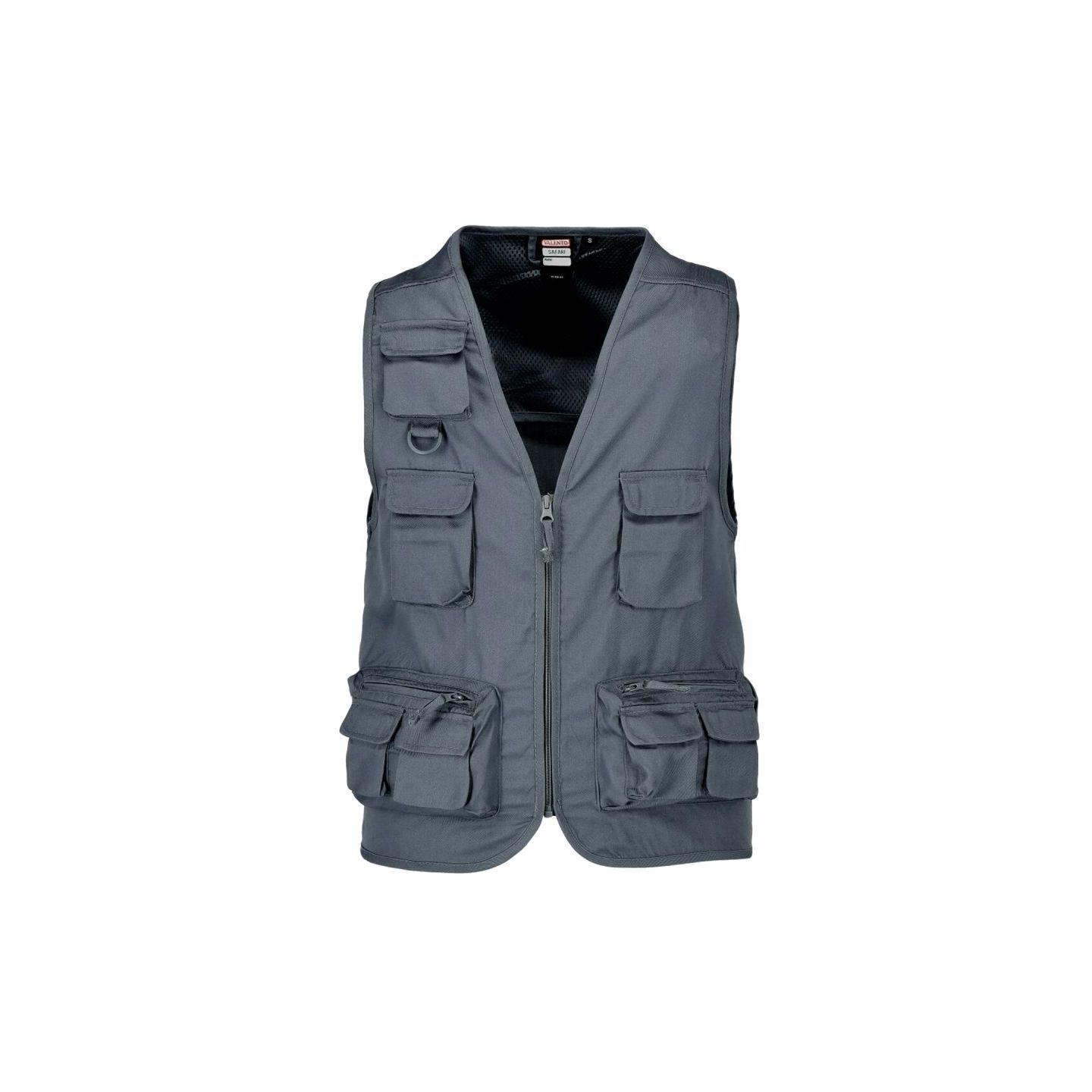 COLETE MULTIBOLSOS POLIESTER/ALGODÃO  0601057 AZUL-M