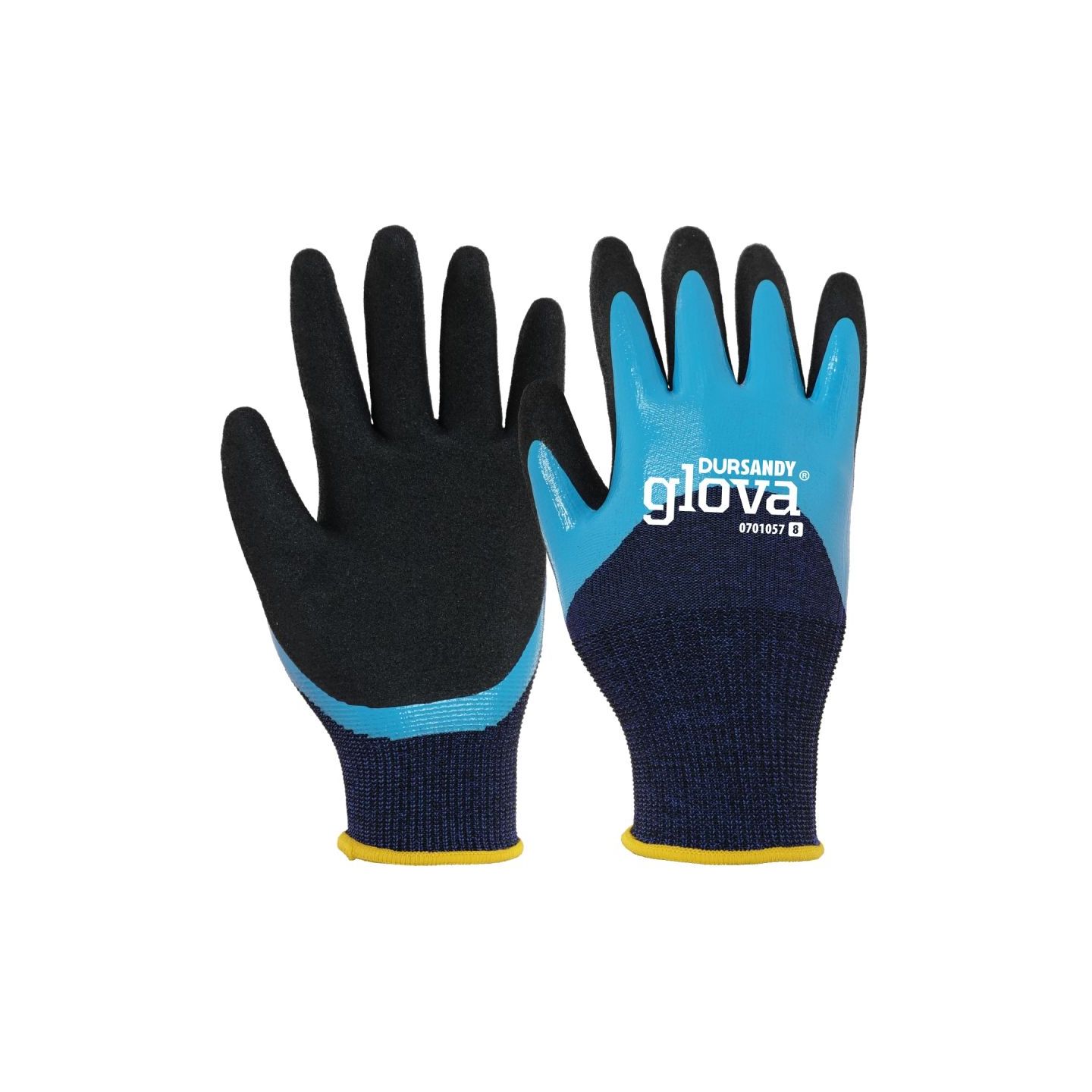 LUVA NYLON c/RECOBRIMENTO NITRILO FOAM 3/4    9 - 0701057