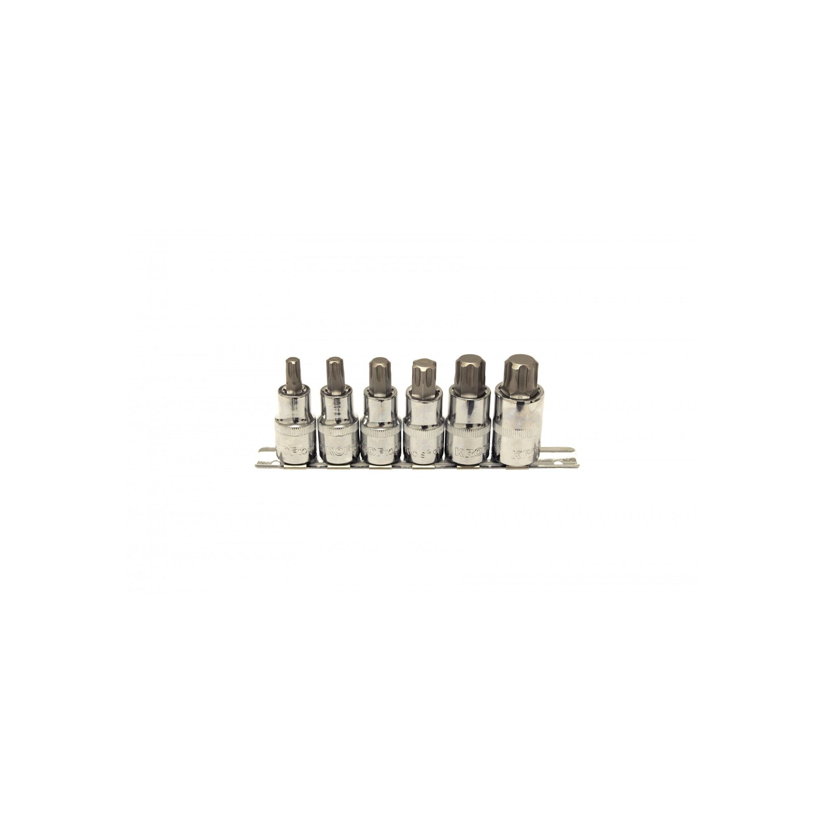 JOGO 6 CHAVES 1/2 c/BIT TORX PLUS TP45 a TP80   2375