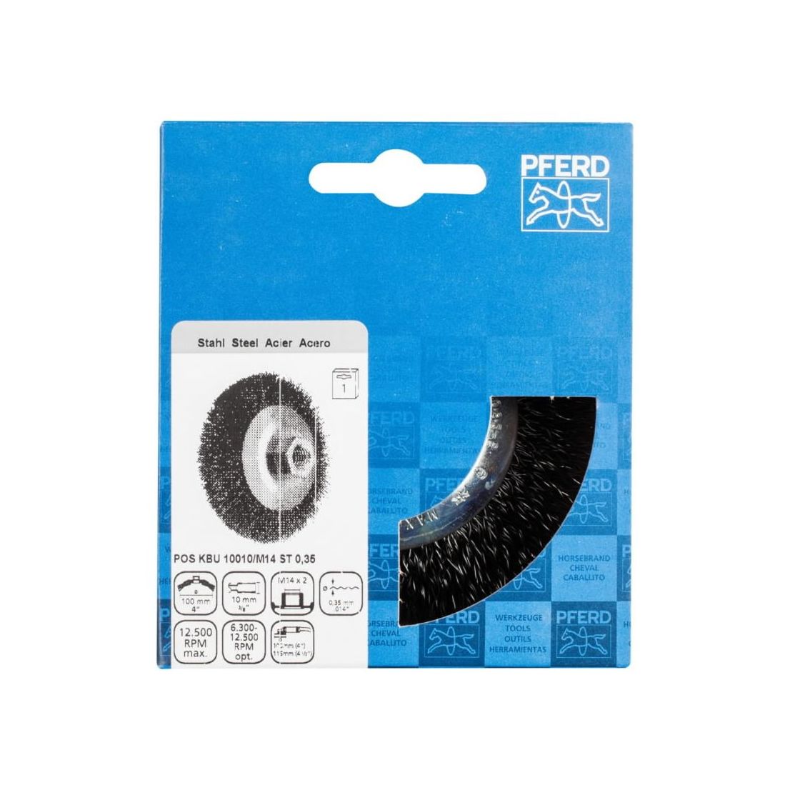ESCOVA ARAME 0.35 ONDULADO 10010/M14    KBU  220832