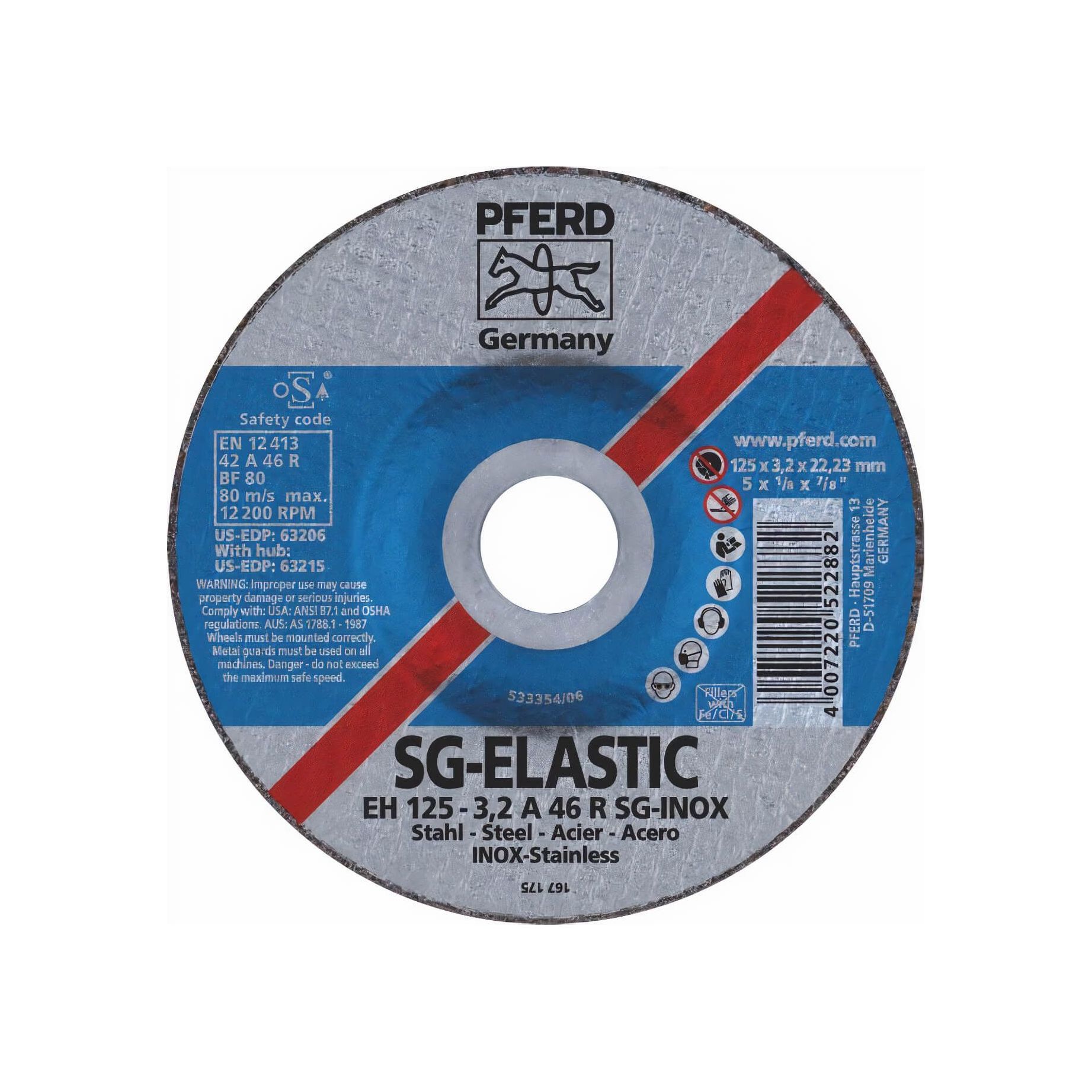 DISCO              230x 1.9 INOX         A46R SG-INOX