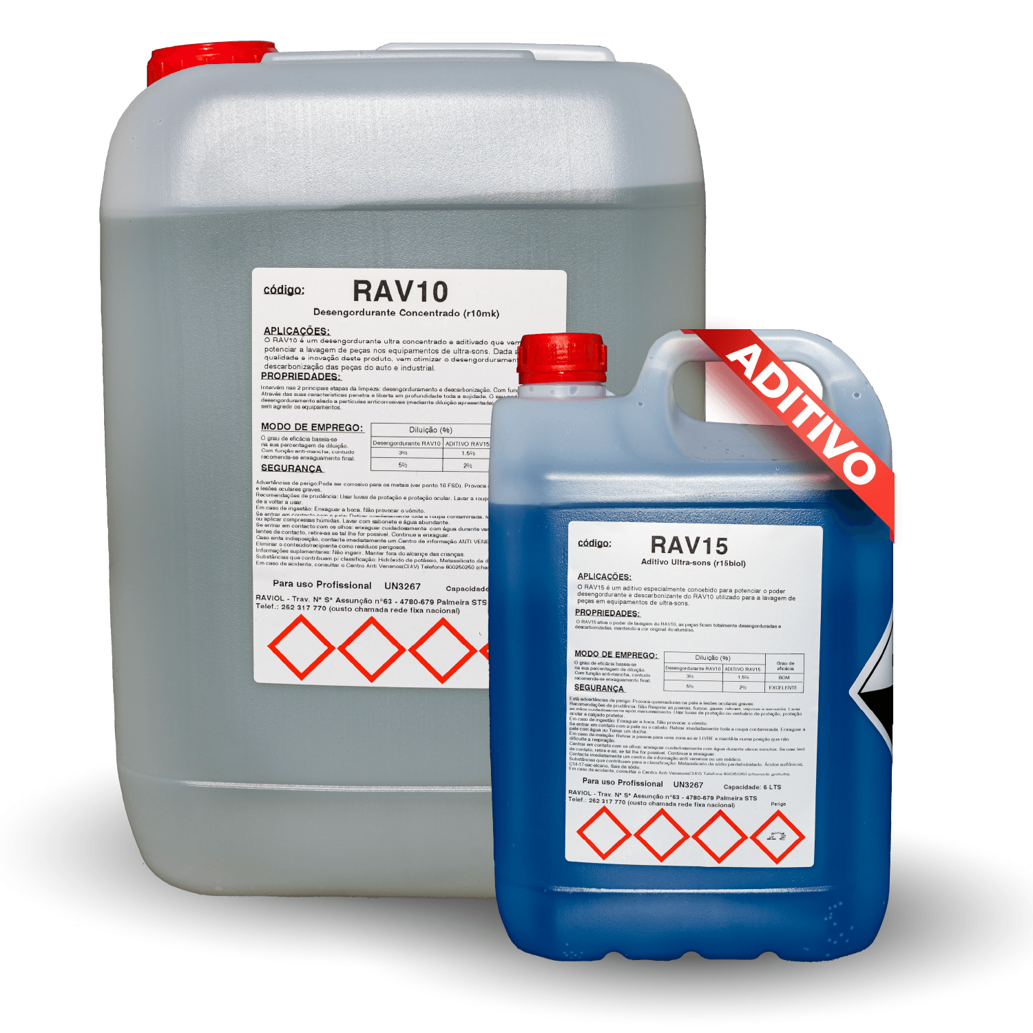 DESENGORDURANTE ULTRA SONS 10lts      RAV10-S