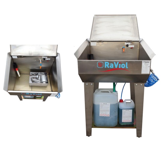 MAQUINA LAVAR PISTOLAS PINTURA INOX     TPPI-630