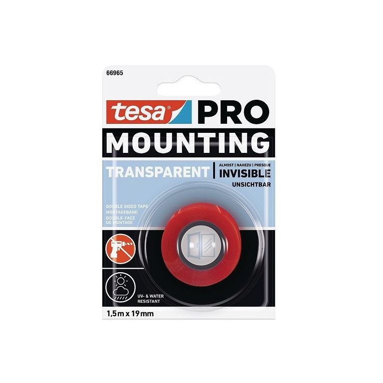 FITA BIADESIVA TRANSPARENTE TESA FIX 5x19 66965-00004-01
