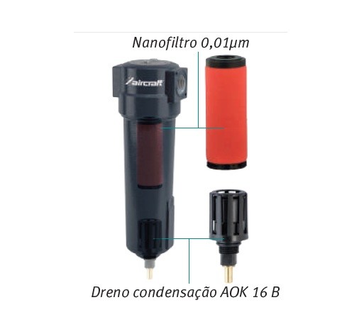 ELEMENTO FILTRO 0,01 MICRON    ANF 0078