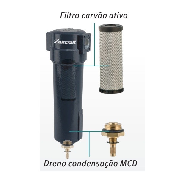 ELEMENTO FILTRO CARVÃO ACTIVO     AAF 0078