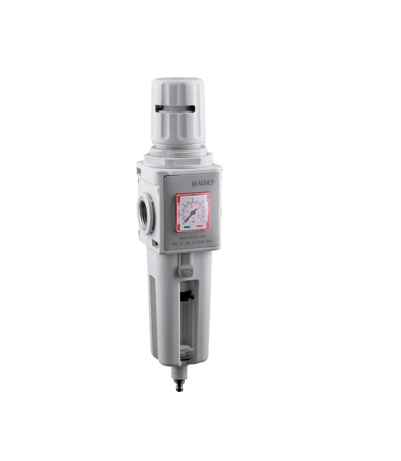 FILTRO DEPURADOR c/MAN. 1/4 20um 2200 Nl/min 12B  Y030