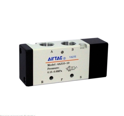 VALVULA COM PNEUM 5/2 CI 1/4G