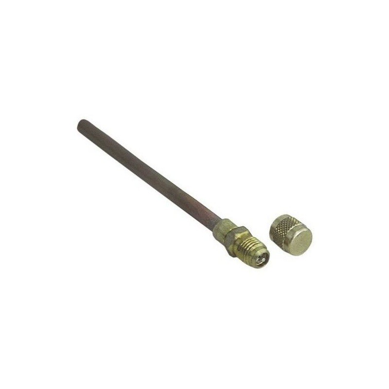 VALVULA CARGA 512-100 1/4 SAE 6mm c/ EXT 100mm