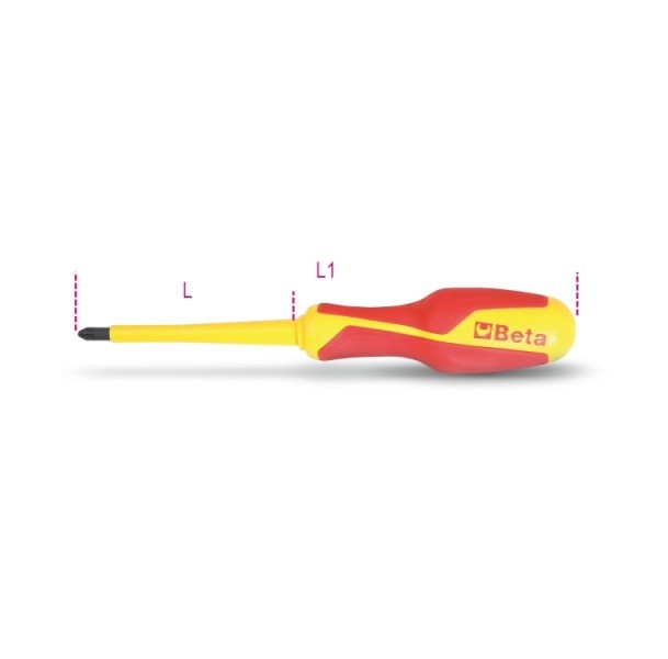 CHAVE POZIDRIV 1000V   1279MQ PZ-1 x 80