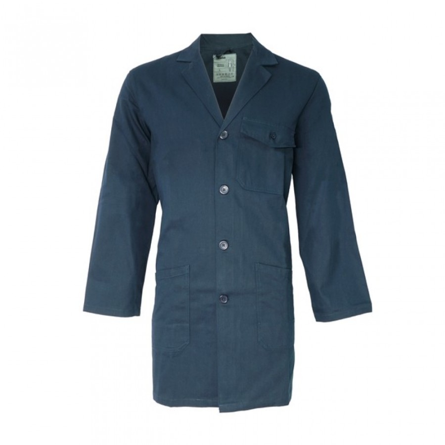 BATA TRABALHO 100% ALGODÃO CINZA       M - 0601003