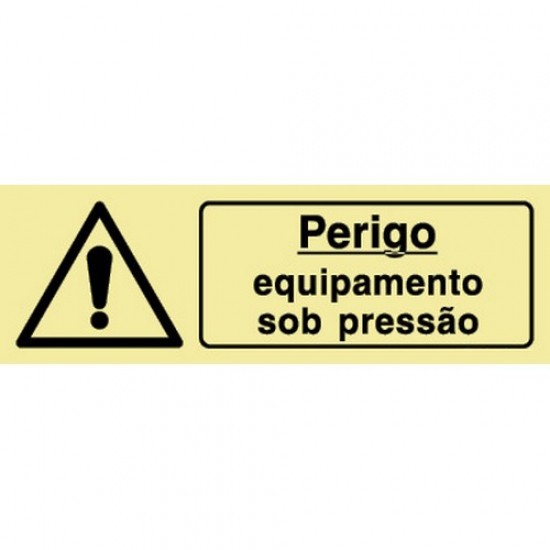 SINAL PERIGO CORTE  VINIL AUTOCOLANTE 200x70