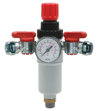 FILTRO REDUTOR c/2 SAIDA p/COMPRESSOR 1/2    04RP12