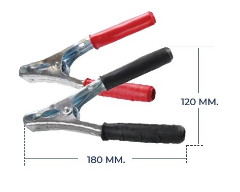 ALICATE BATERIA 180A    PRETO