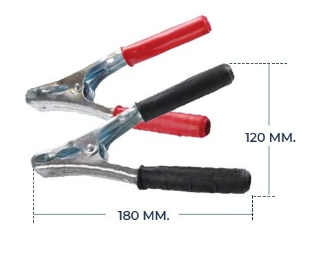 ALICATE BATERIA 180A    VERMELHO