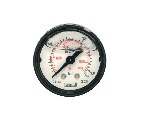MANOMETRO 40mm 315bar 1/8M TRAS          RT1MAN142