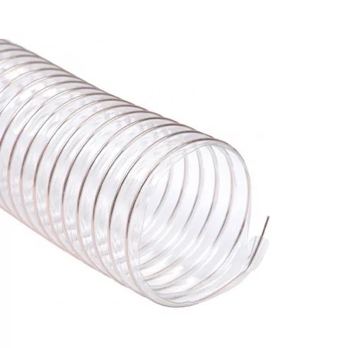 TUBO TRANSPARENTE c/ESPIRAL AÇO 45 Alimentar