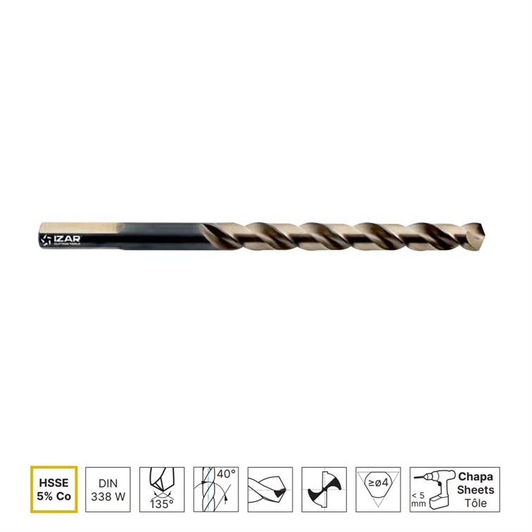 BROCA COBALTO   HSSCO  MULTI INOX   1.00 - 1021