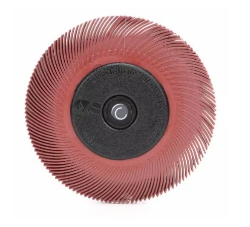 ESCOVA BRISTLE tipo C (BB-ZB) 150 P220 Vermelho  33057