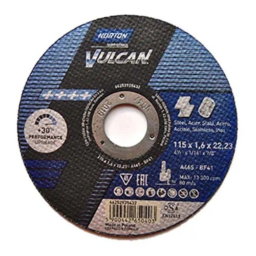 DISCO CORTE  VULCAN  A60S-BF41      125 x 1.0
