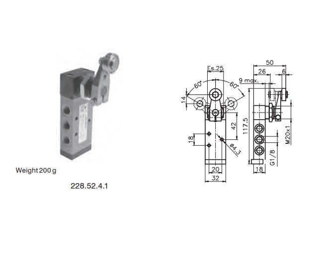 MICROCIL.PNEUM. Ø12x80 CURSO MAG.CAM.INOX