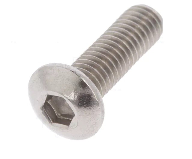 PARAF SEXT INT CAB OVAL  ISO7380 INOX A2    4 x  25